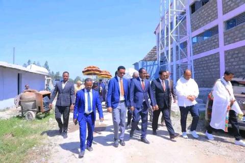 ርዕሰ መስተዳድር አቶ ደስታ ሌዳሞ በይርጋዓለም ከተማ የተገነባውን የጽሩይ ሳሙናና ዲተርጀንት ፋብሪካ መርቀው ከፈቱ